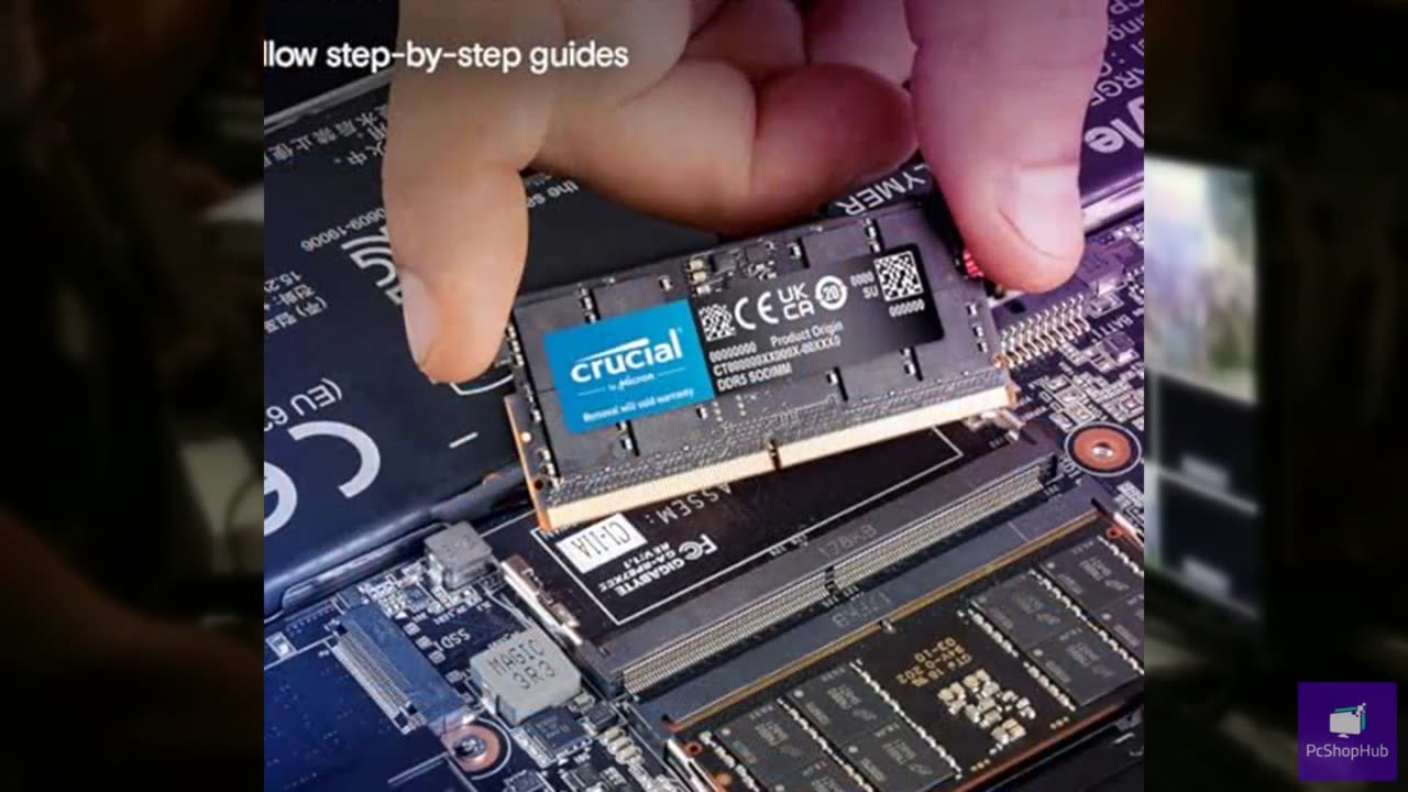Crucial 32GB DDR5 RAM Kit (2x16GB), 5600MHz (or 5200MHz or 4800MHz) Laptop Memor