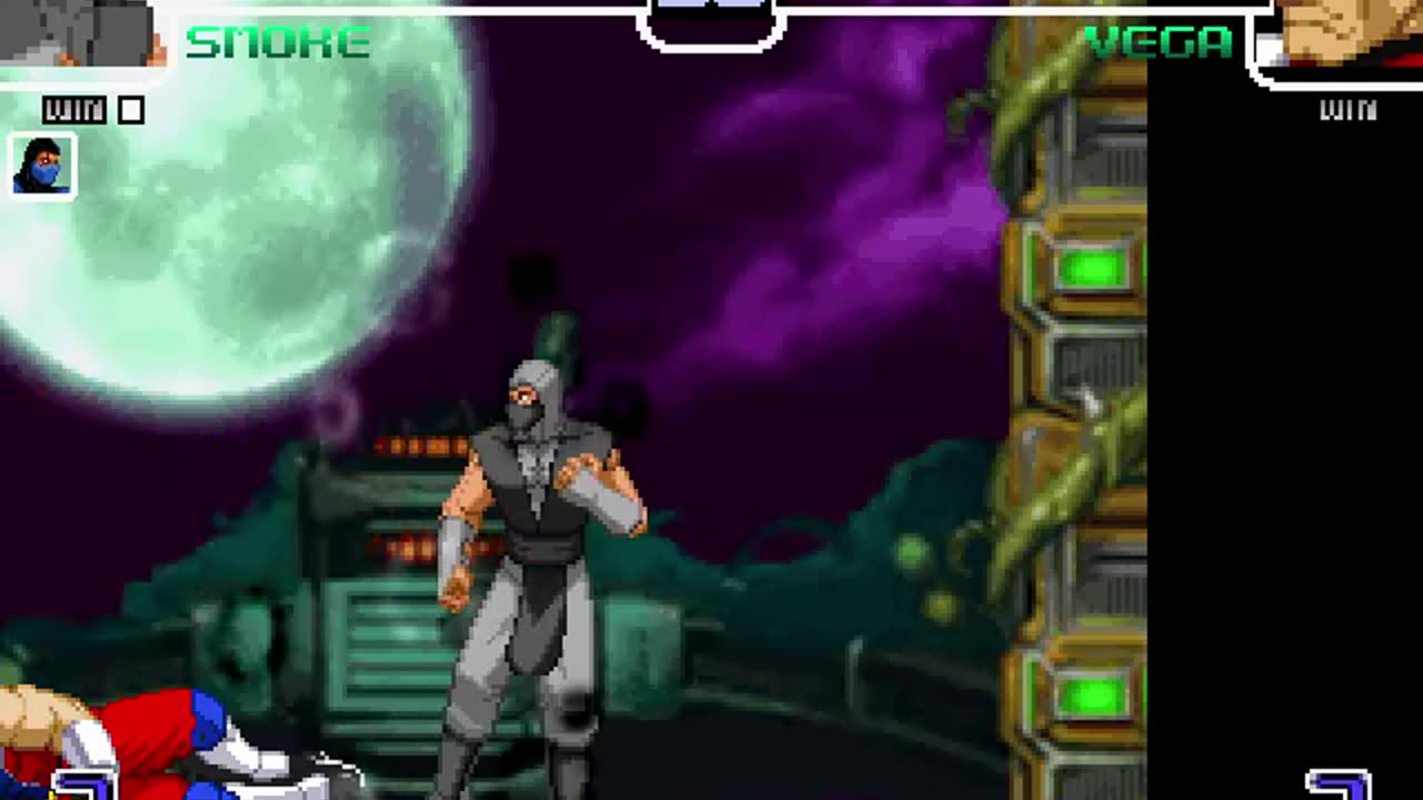 Sub zero and Smoke (Me) vs Shin Bison