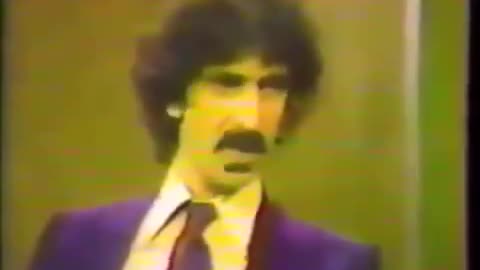 FRANK ZAPPA, 1981: "SCHOOLS TRAIN PEOPLE TO BE IGNORANT WITH STYLE"