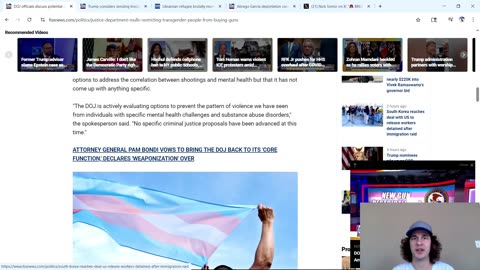 DOJ Mulls Banning Transgender Individuals From Owning Firearms