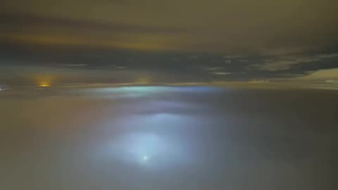 A fascinating sight was captured by the cameras of the Lakhta Center_ fog envelops Saint-Petersburg