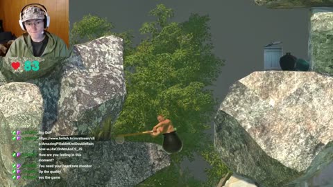 "Getting Over It" | THANKS I HATE IT (Pt. 1) *Unedited Twitch VOD*
