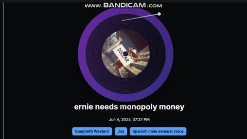 ERNIE the bandito beggar