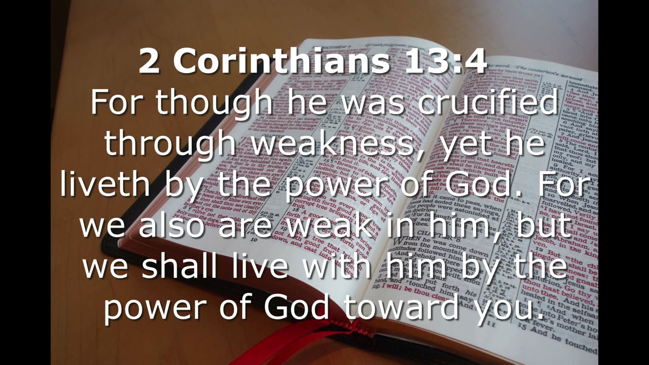 2 Corinthians 13:1-14 Sunday School Lesson