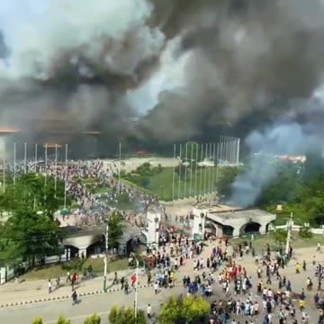 Politicians BANNED social media use in Nepal so their CITIZENS BURNED DOWN PARLIAMENT