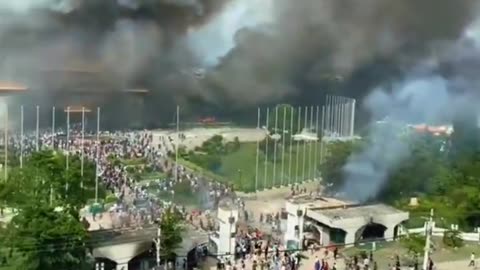 Politicians BANNED social media use in Nepal so their CITIZENS BURNED DOWN PARLIAMENT