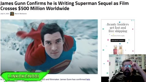 Superman Reaches 500 Million Worldwide And James Gunn Confirmed To Write Sequel