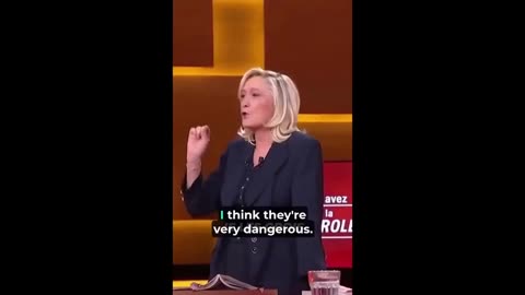 Marine Le Pen despite being Banned from the Elections