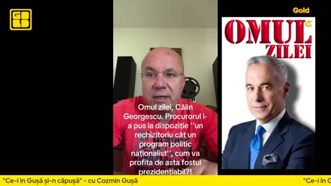 Omul zilei, Călin Georgescu