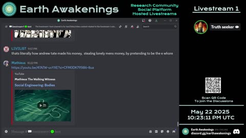Earth Awakenings - #3180 - Live on Rumble/Youtube/X-Twitter/Twitch