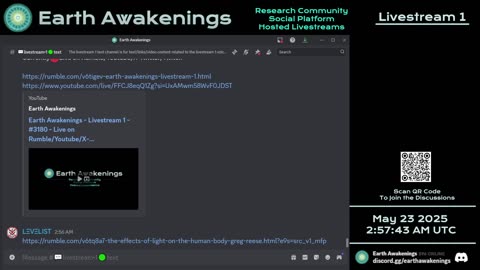 Earth Awakenings - #3180 - Live on Rumble/Youtube/X-Twitter/Twitch