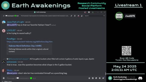 Earth Awakenings - #3187 - Live on Rumble/Youtube/X-Twitter/Twitch