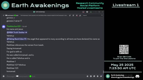 Earth Awakenings - #3190 - Live on Rumble/Youtube/X-Twitter/Twitch
