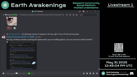 Earth Awakenings - #3199 - Live on Rumble/Youtube/X-Twitter/Twitch