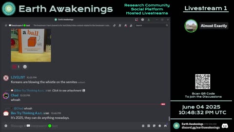 Earth Awakenings - #3209 - Live on Rumble/Youtube/X-Twitter/Twitch