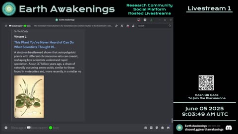 Earth Awakenings - #3209 - Live on Rumble/Youtube/X-Twitter/Twitch