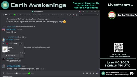 Earth Awakenings - Livestream 1 - #3212 - Live on Rumble/Youtube/X-Twitter/Twitch