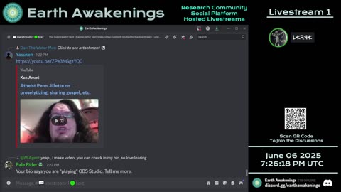 Earth Awakenings - Livestream 1 - #3212 - Live on Rumble/Youtube/X-Twitter/Twitch