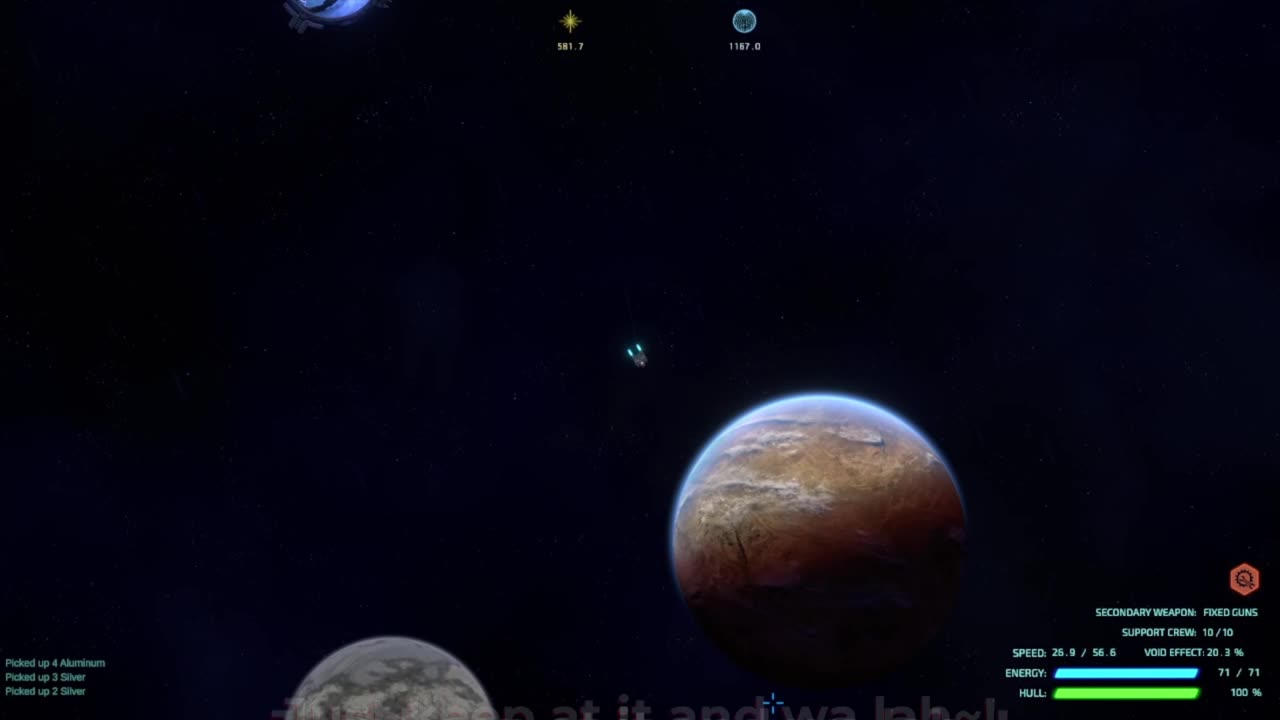 Fixed Guns shreds the "Defender" Station.