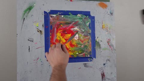 Mesmerizing Abstract Art Process with Calming Lofi Music | Oil & Cold Wax Painting