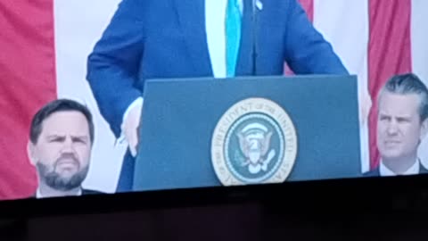 President Trump speaking Memorial Day Arlington 2025