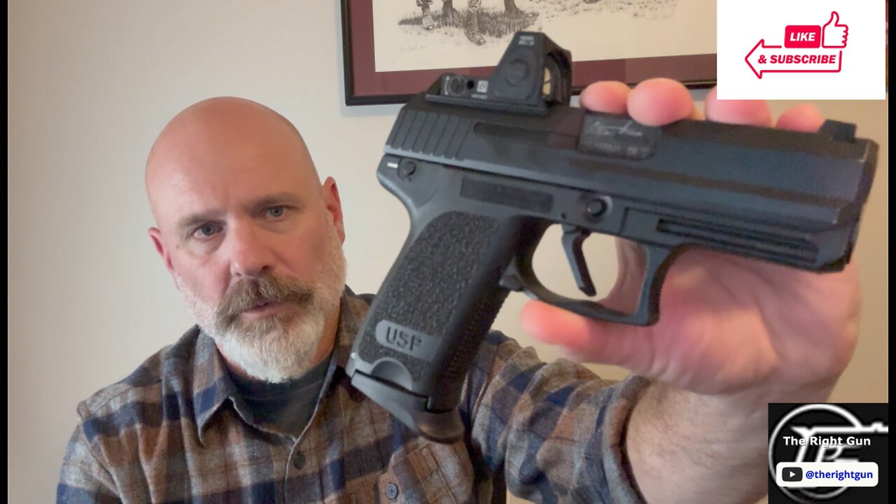 HK USP 9 Custom and Holster