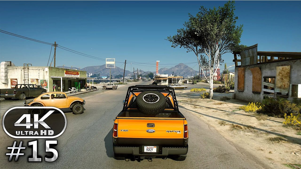Grand Theft Auto 5 4K Ultra Graphics Gameplay Walkthrough Part 15