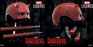 Marvel Legends Series Daredevil: Born Again Premium Roleplay Mask and Billy Club [Hasbro]