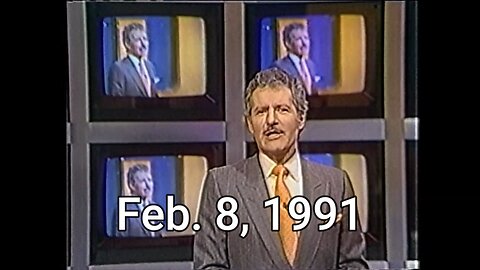 Vintage Jeopardy! — February 8, 1991 Alex Trebek Era