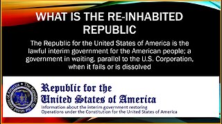 What Is The Re-Inhabited Republic? .......