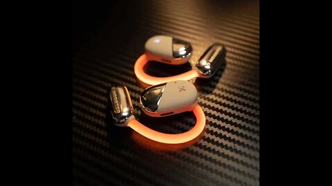 Glowing Active Noise-Canceling Open-Back Bluetooth Headphones