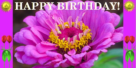 Happy Birthday 3D - Happy Birthday - Happy Birthday To You - Happy Birthday Song Video Card