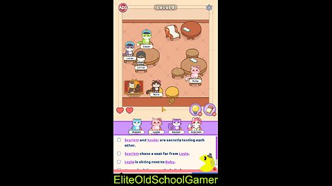 Catty Seats - Levels 6 - 10 - October 2025