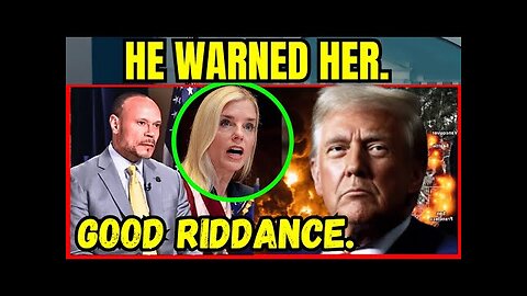 TRUMP WARNED HER: Bondi’s Epstein Blunder Just Triggered Bongino’s Exit!