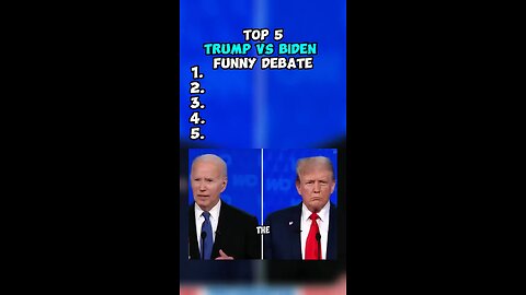 Trump Vs Biden Funny Debate moments