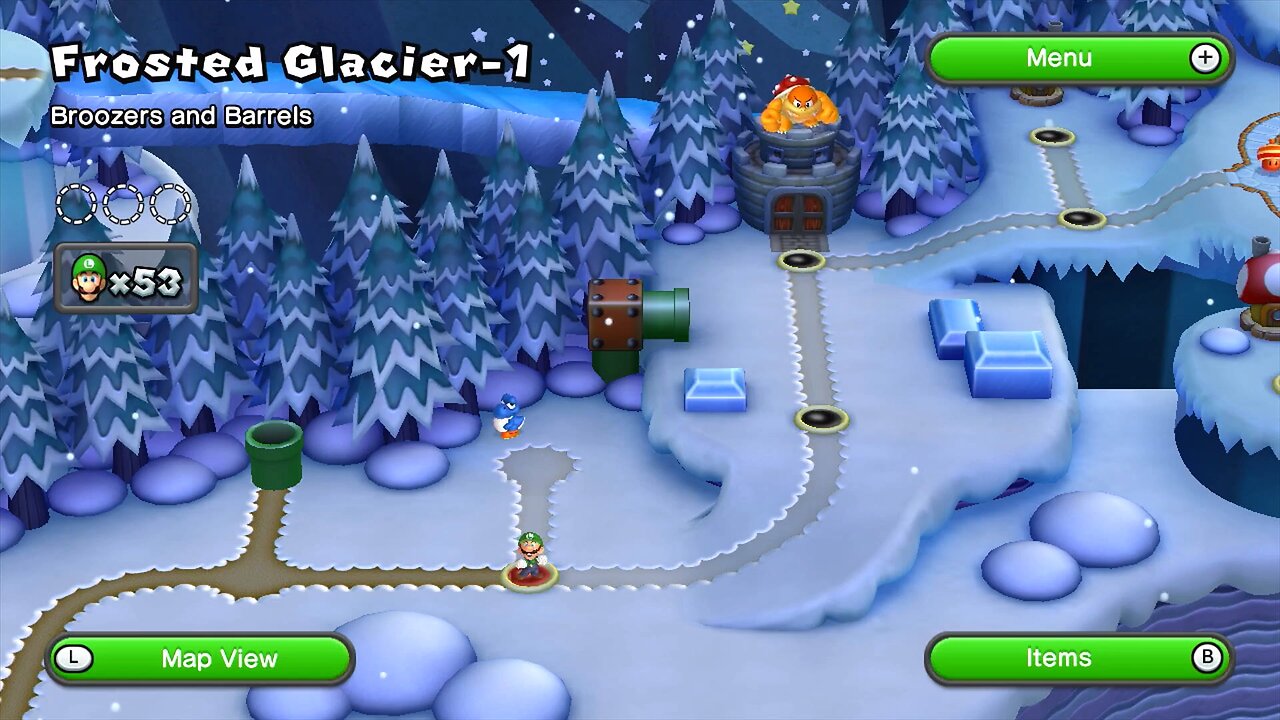 New Super Luigi U (Frosted Glacier & Sparkling Waters)