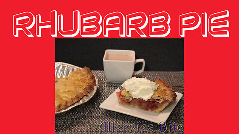 Rhubarb Pie