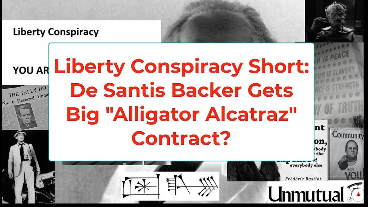Liberty Short: De Santis Backer Gets Big Alligator Alcatraz Contract?