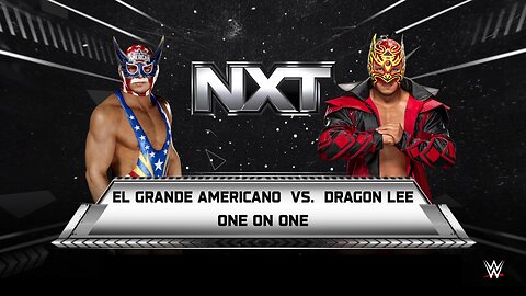 WWE 2k25 El Grande Americano vs Dragon Lee