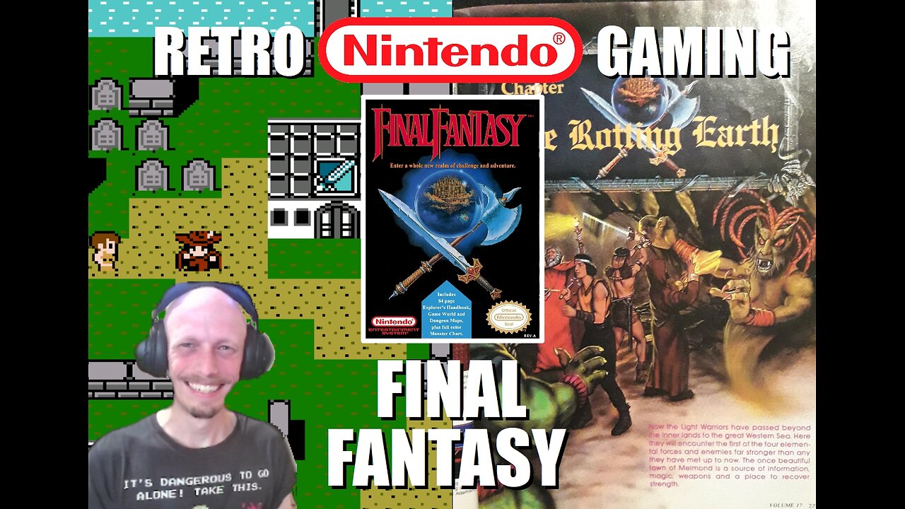 Final Fantasy (NES): When the World is Veiled in Darkness, Four Young Warriors Arrive to Fight Chaos