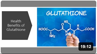 Glutathione - Essential Supplementation of this Master Antioxidant
