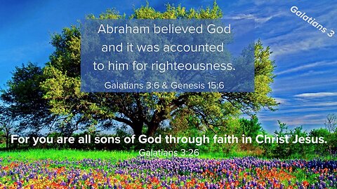 Galatians 3 : Law vs Faith