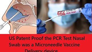US Patent for MICRONEEDLE NASAL DELIVERY DEVICE AKA PCR NASAL TEST SWAB AKA MARK OF THE BEAST