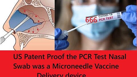 US Patent for MICRONEEDLE NASAL DELIVERY DEVICE AKA PCR NASAL TEST SWAB AKA MARK OF THE BEAST