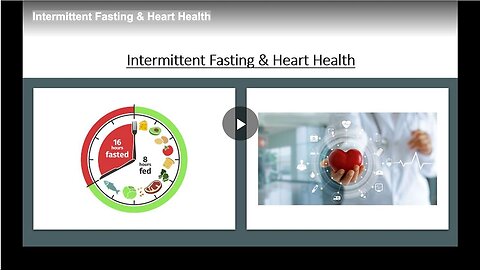 "Exploring the Relationship Between Intermittent Fasting and Heart Health"