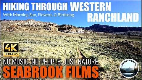 Hiking Through Western Ranchland: With Morning Sun, Flowers, and Birdsong