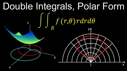 Double Integrals in Polar Coordinates, Area, Polar to Cartesian Integrals - Calculus 3