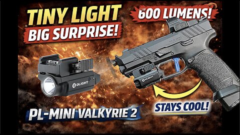 Olight Tactical PL MINI Valkyrie 2! Tiny Light, Big Surprise!!