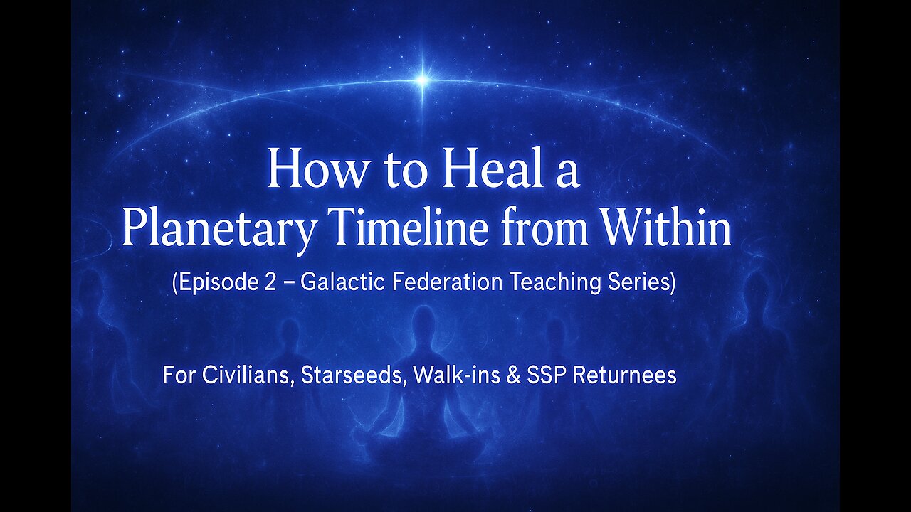 Galactic Federation: How to Heal a Planetary Timeline from Within