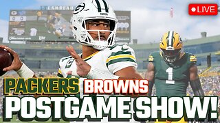 Green Bay Packers vs Cleveland Browns Postgame Show LIVE!